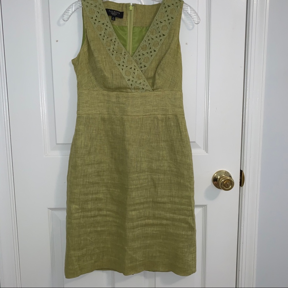 Talbots green dress